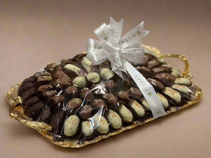 Levuh Premium Assorted Chocolate Dates Platter - 1.2Kg - Levuh